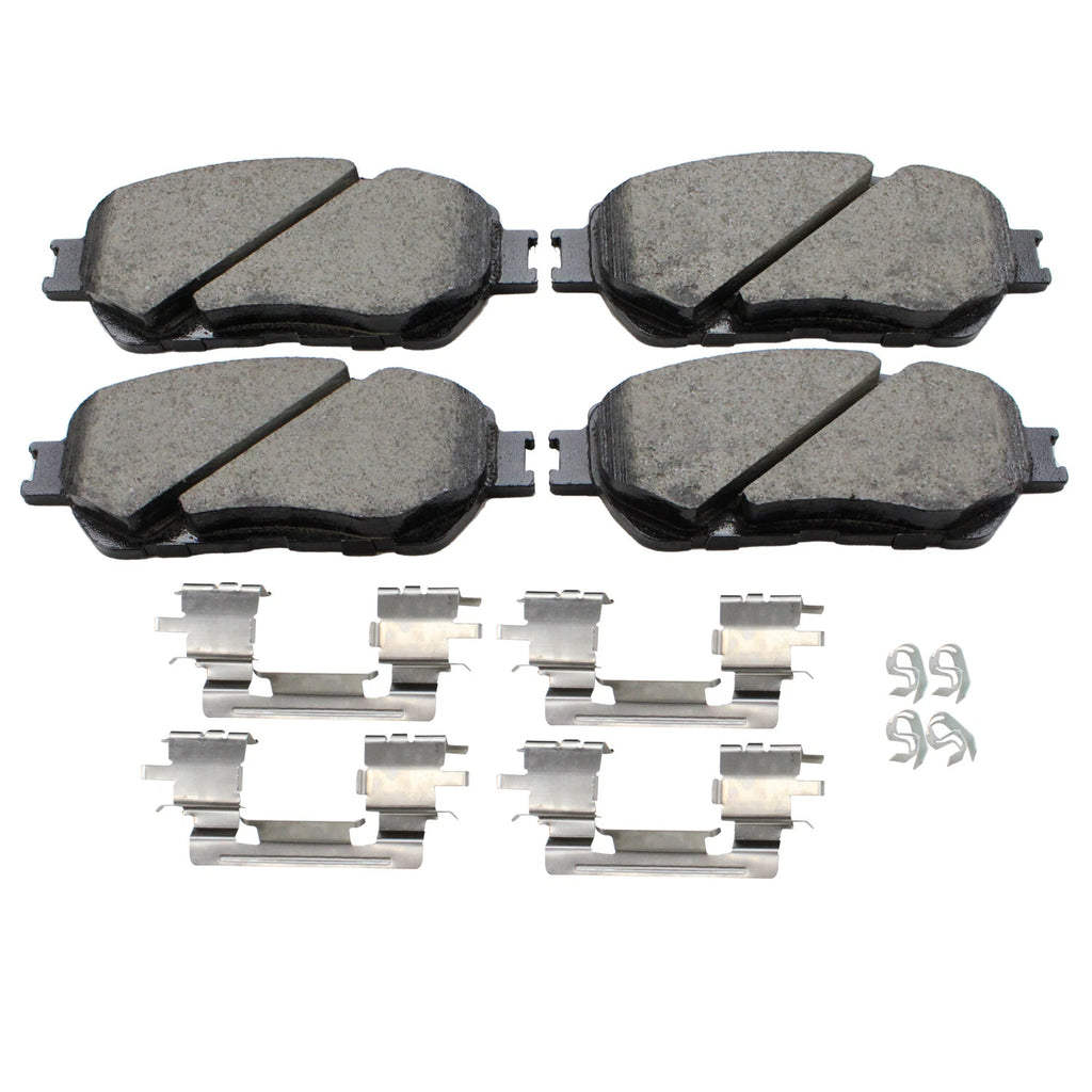 Set of 4 Akebono ProAct Front Ceramic Disc Brake Pads for Lexus ES300 ES330 (2002–2006)