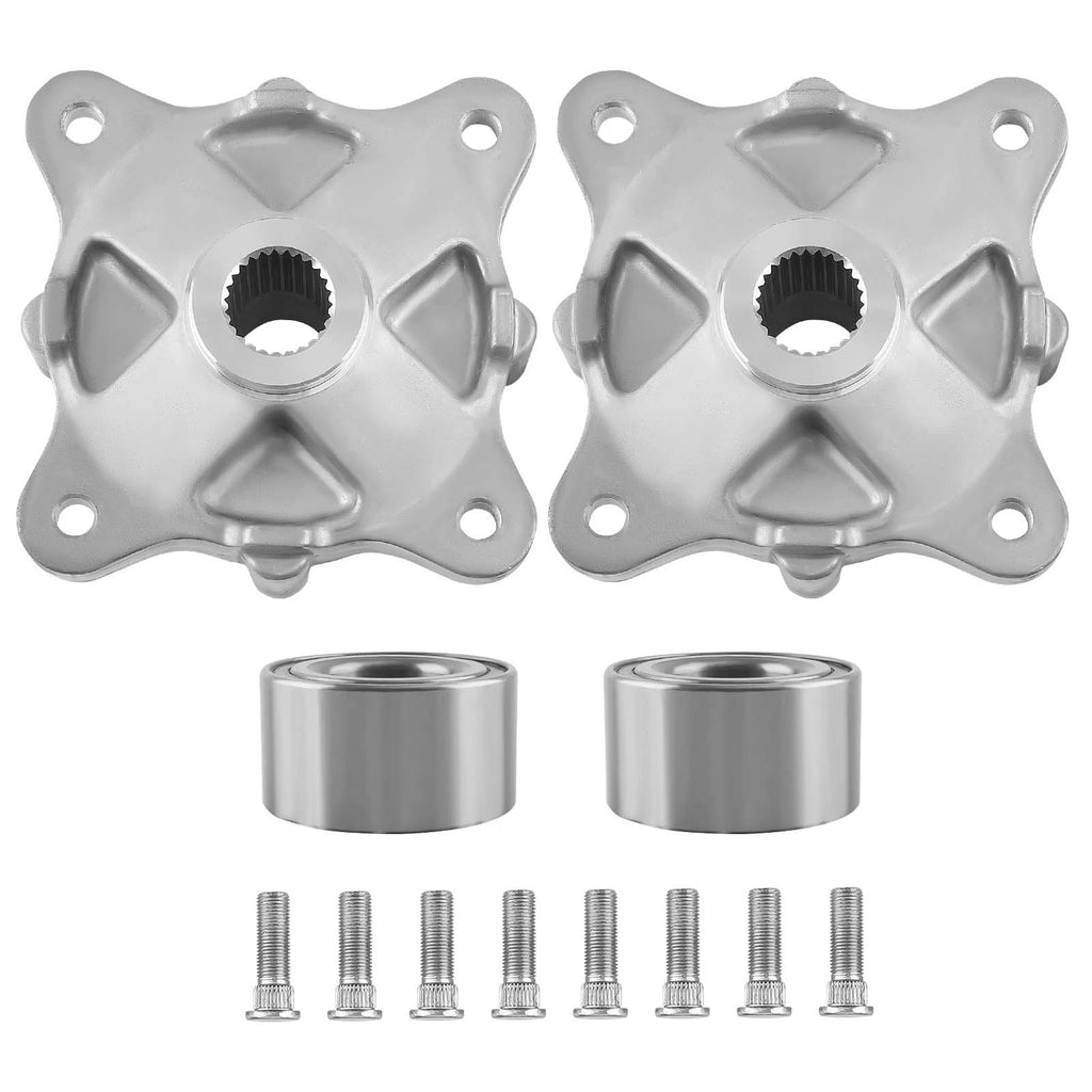 2pc Rear Wheel Hub w/Bearing Bolt for Polaris RZR 800 EFI EPS (2011–2012) 3514917