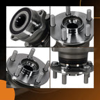 2pc Rear Wheel Bearing Hub for Subaru Forester Impreza (2012–2021) 0516476 5-Lug