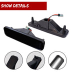 Smoked White LED Front Bumper Side Marker Lights for El Camino & Caballero (1982–1987)