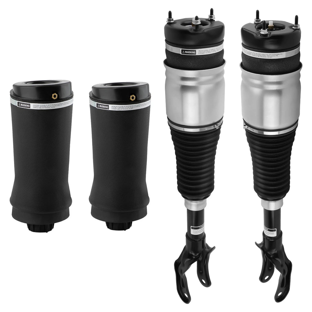 Set of 4 Air Suspension Shock Struts & Springs Kit for Jeep Grand Cherokee (2011–2015)