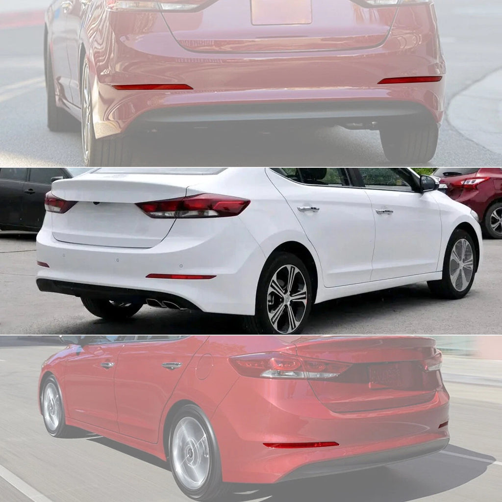 Pair Rear Bumper Reflector Set for Hyundai Elantra (2017–2018)