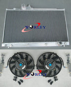 Aluminum Radiator & Fans for LEXUS IS200 IS300 1999-2005