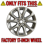 Wheel Skins Gloss Black 5 Spoke Set for Chevy Equinox LS (2018–2021)