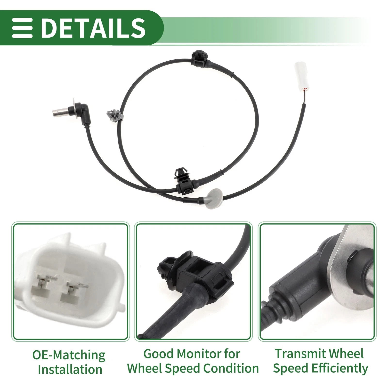ABS Wheel Speed Sensor No. EG234373X for Mazda CX-7 (2007–2012)