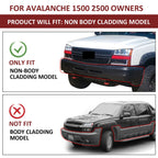 Clear Headlights Bumper Lamps with LED DRL for Chevy Silverado Avalanche (2003–2007)