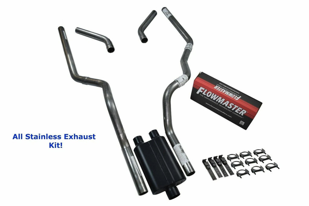 Dual Exhaust for Dodge Ram 1500 (1994–2003) Stainless Steel Flowmaster Super 44