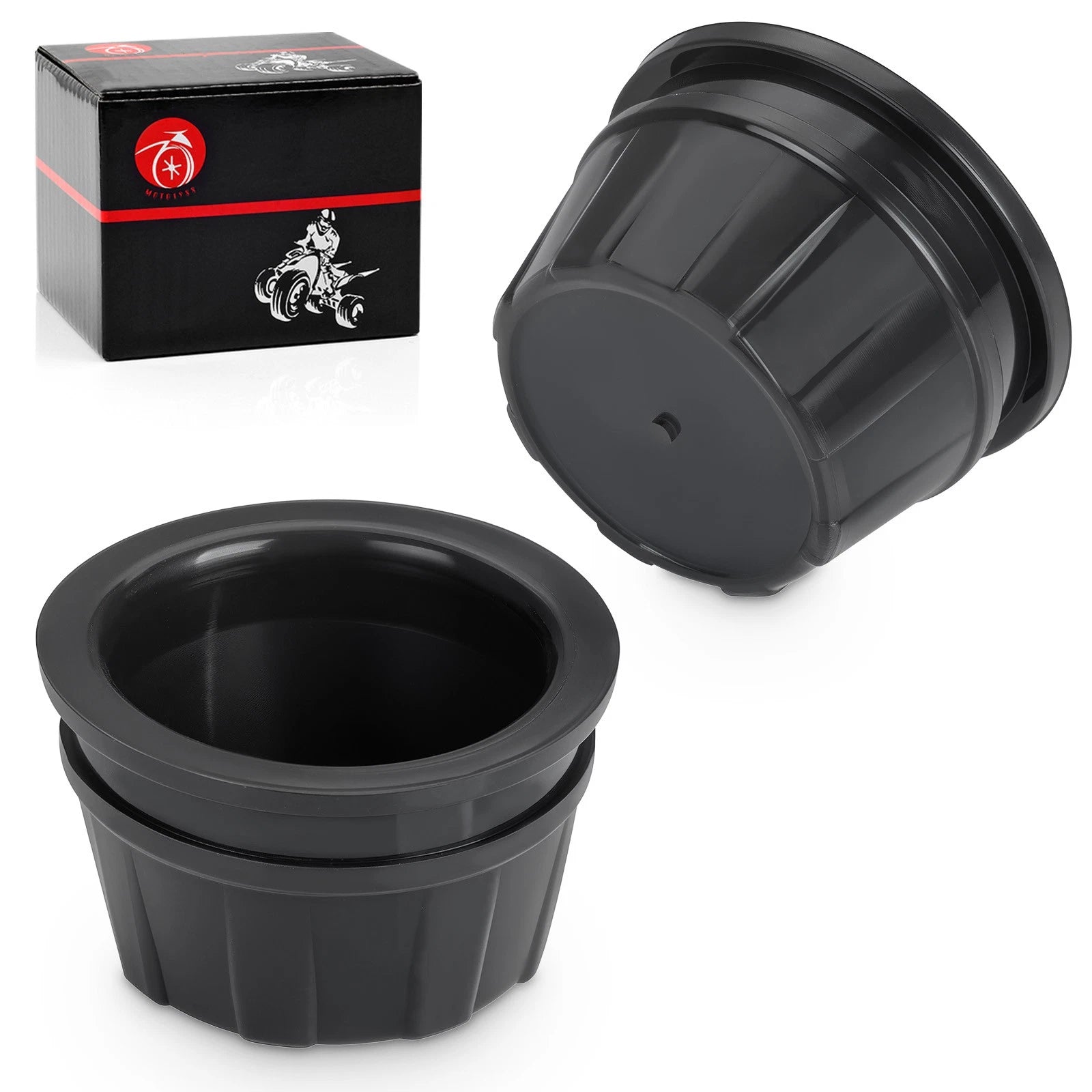 2X Wheel Center Cap for Honda Rubicon 500 GPScape TRX500FGA (2004–2008)
