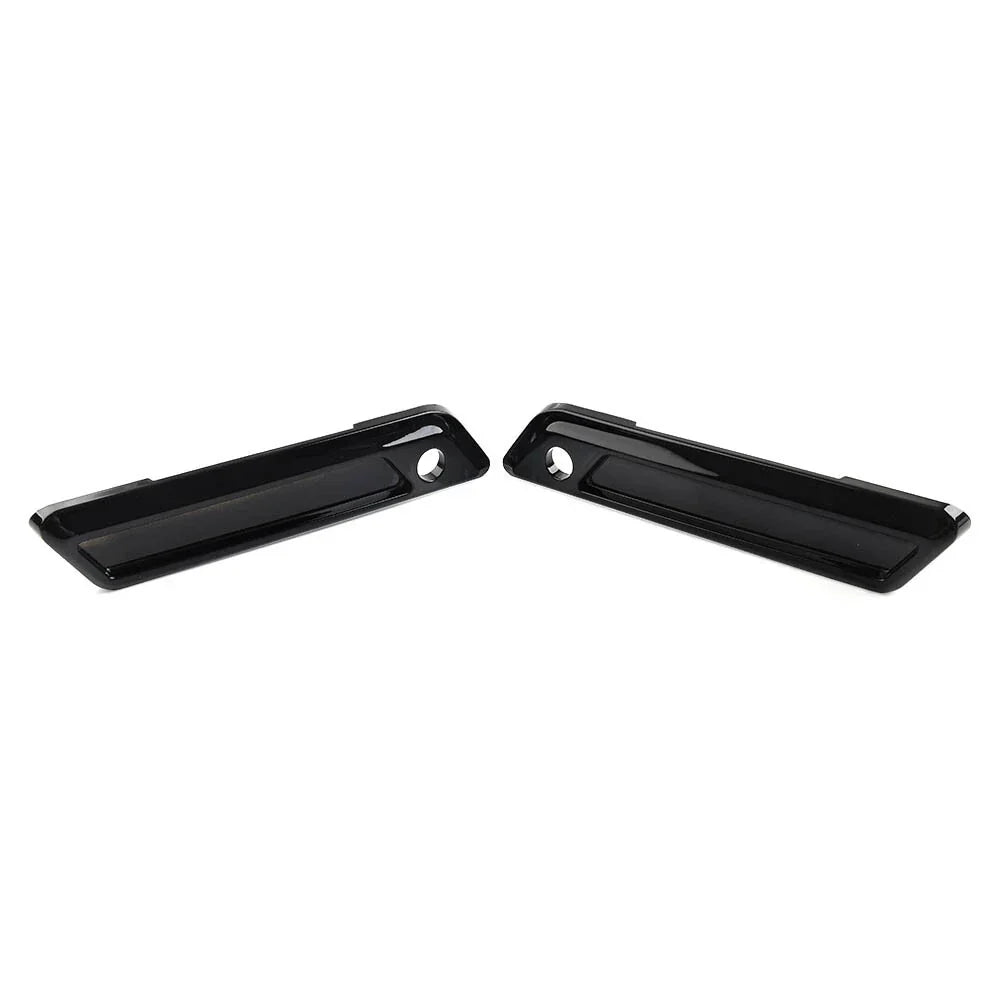 Glossy Black Latch Covers for Harley Touring Electra Glide Road King (2014-2023)