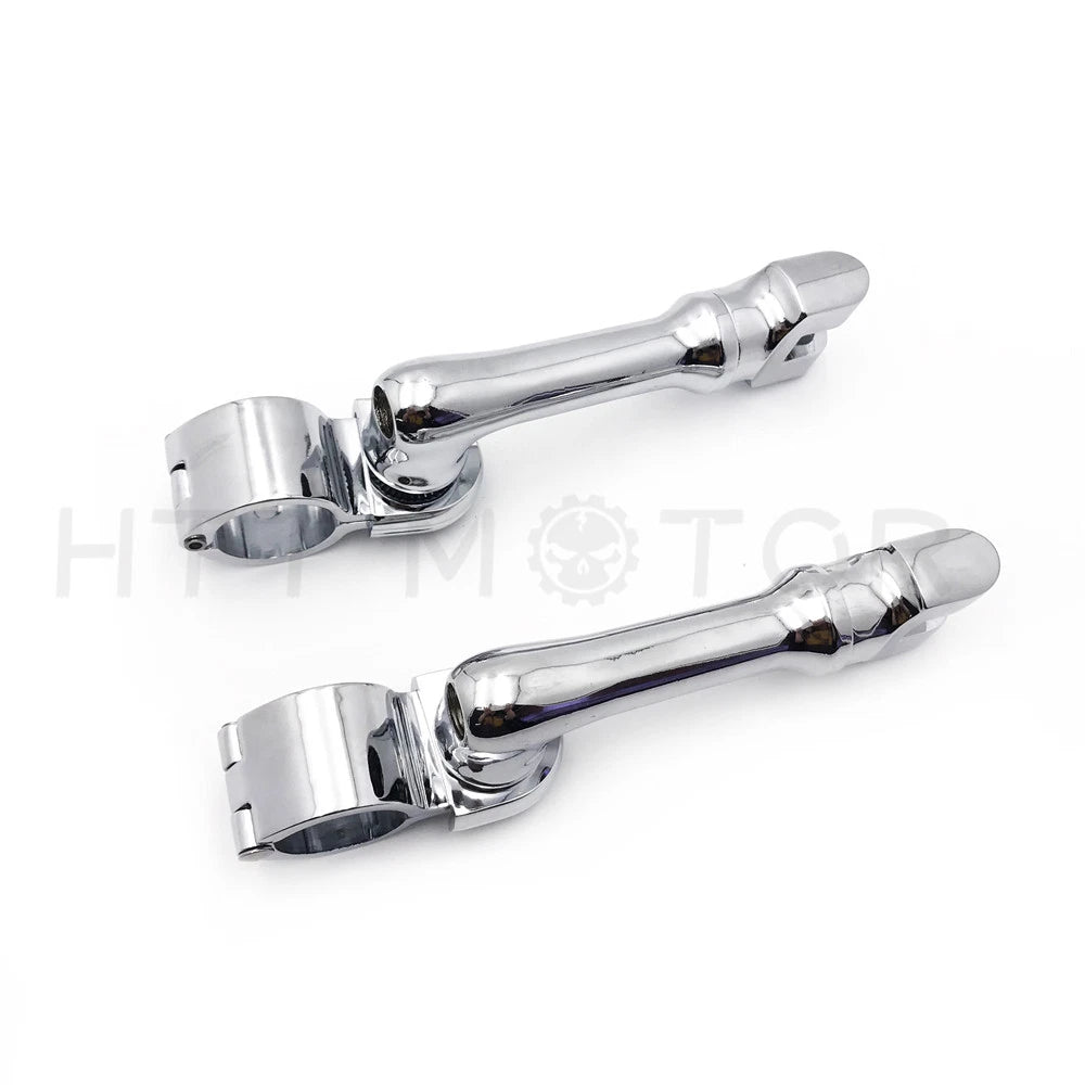 25mm Chrome Highway Engine Guard Bar Foot Peg Mount for Harley