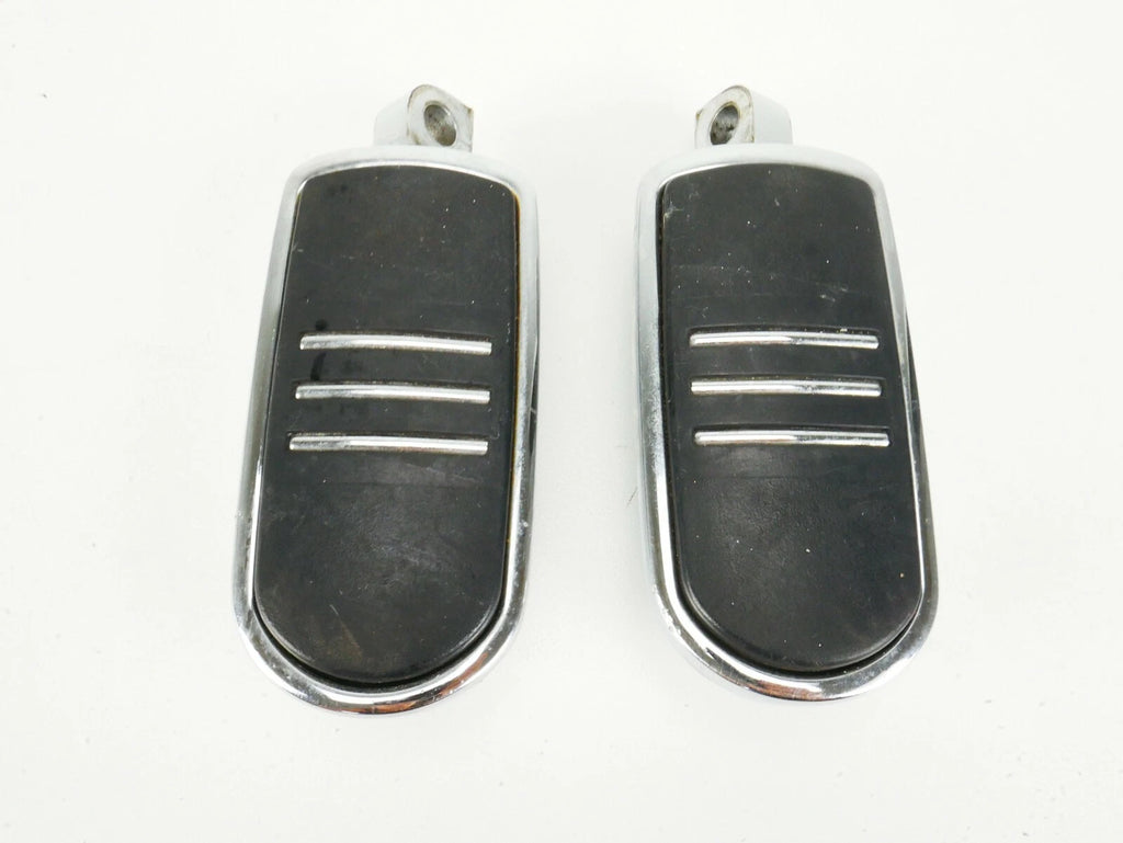 Set of 2 Chrome Passenger Foot Pegs for Harley Davidson Touring (1997–2024)