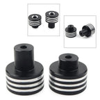 Handle Bar End Plug for Honda Rebel 500 CMX500 300 CMX300 (2017-2019) Black/Silver