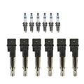 Set of 6 Denso Ignition Coils for Iridium Power (Gap 0.035)