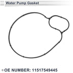 Water Pump Gasket for BMW 550i Base (2011 - 2016) Rubber 1 Pc Engine
