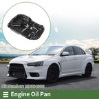 1 Pc Engine Oil Pan MD334300 for Mitsubishi Lancer VII (2003–2013) Iron Black