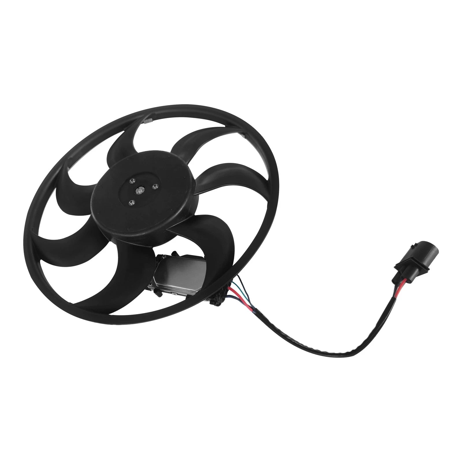 Engine Radiator Cooling Fan Right Side for VW Touareg (2009–2010) & Audi Q7 (2009–2015)