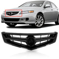 Front Bumper Grille with Carbon Fiber Style for Acura TSX (2006–2008)
