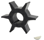 6H4-44352-00 Water Pump Impeller with Key for Yamaha 2 Stroke 25-30 HP (1990-2023)