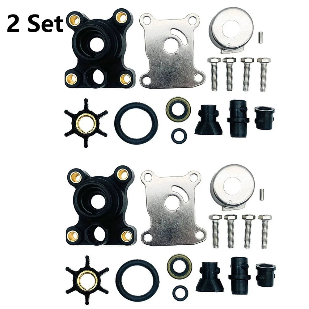 2X Water Pump Impeller Kit for Johnson Evinrude (9.9-15HP) 394711 0394711