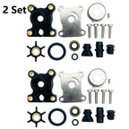 2X Water Pump Impeller Kit for Johnson Evinrude (9.9-15HP) 394711 0394711