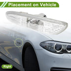 1 Pc Car Right Side Marker Light Cover for BMW 3 Series (2006-2010)