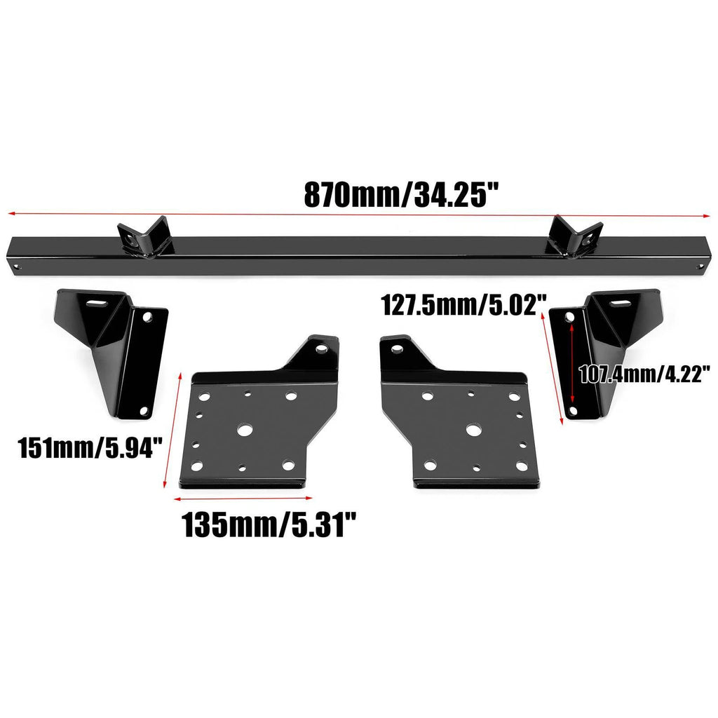 Rear Shock Crossmember Relocation Kit for Camaro Nova Firebird (1967–1974)