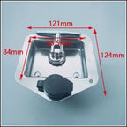Set of 4 T-Handle Tool Box Locks for RV Door Latch with Keys