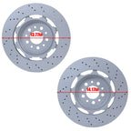 Front & Rear Brake Rotors for Alfa Romeo Giulia Stelvio Quadrifoglio (2017–2024)