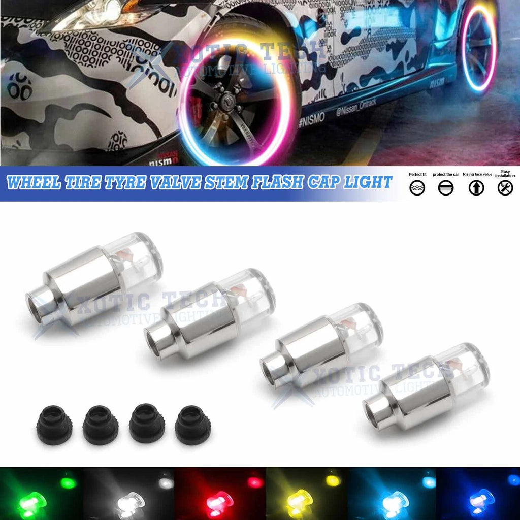LED Wheel Tire Air Valve Stem Flash Light for Dodge Charger Challenger (2011–2023)