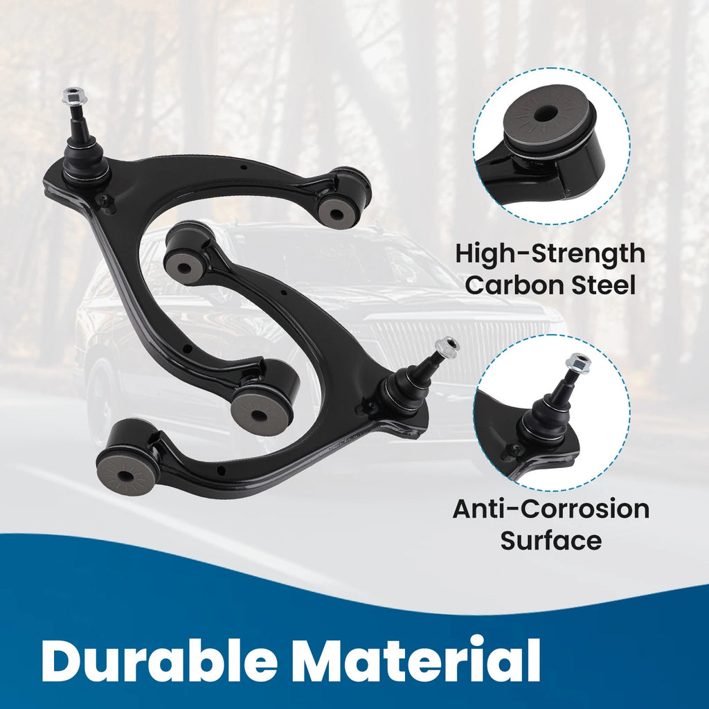 2X Front Upper Control Arms for GMC Sierra Silverado 1500 (2014–2018)