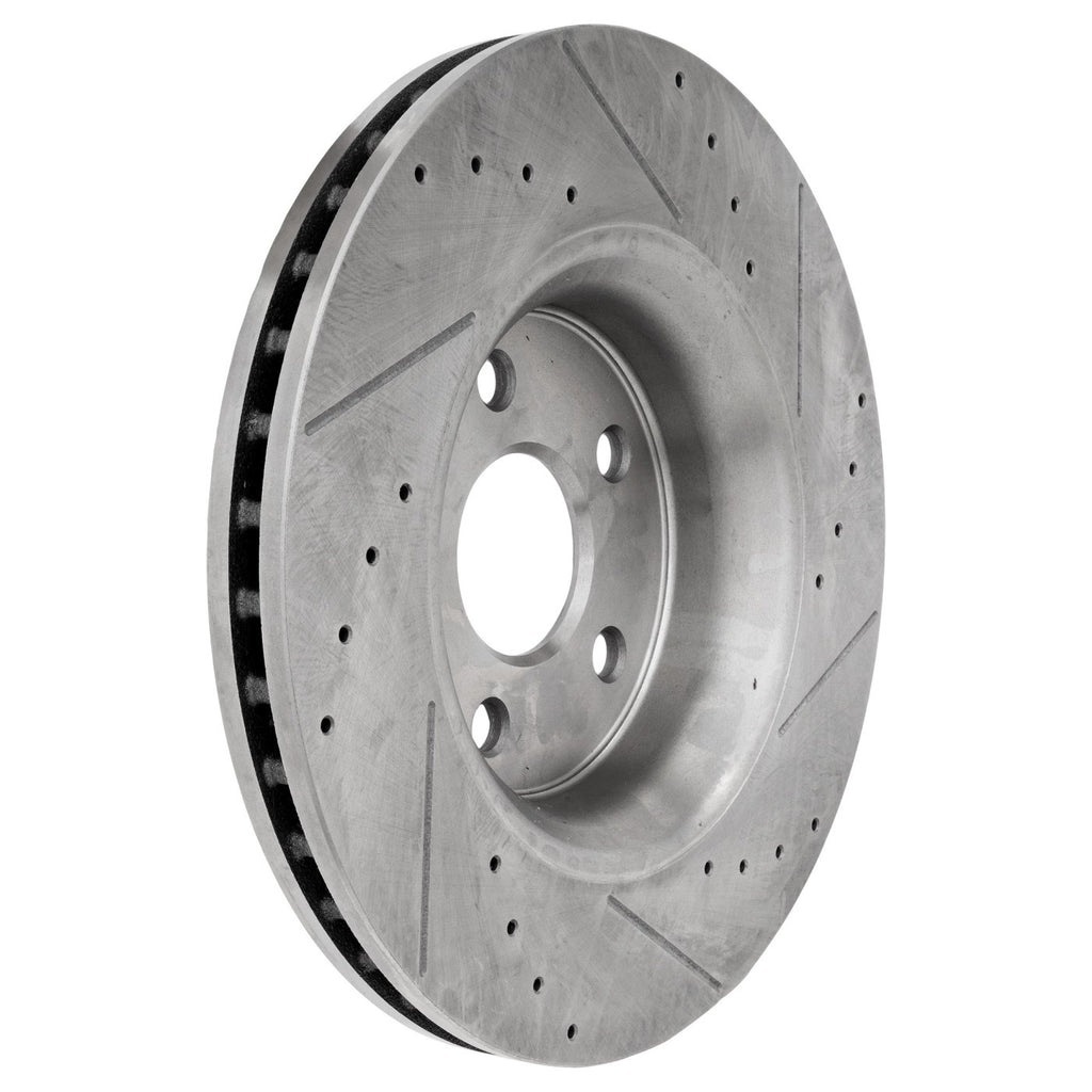 Brake Disc & Pad Kit for Jeep Grand Cherokee (2011–2016) Cross-drilled
