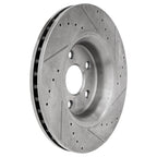 Brake Disc & Pad Kit for Jeep Grand Cherokee (2011–2016) Cross-drilled