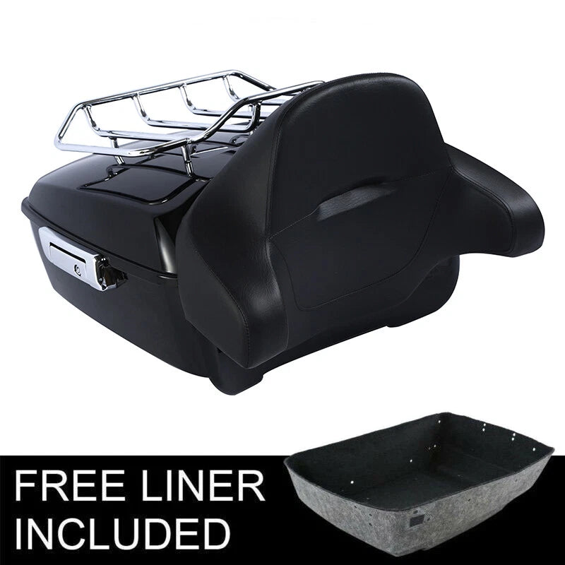 Trunk Luggage Rack Backrest for Harley Street Road Glide Touring (2014–2026)