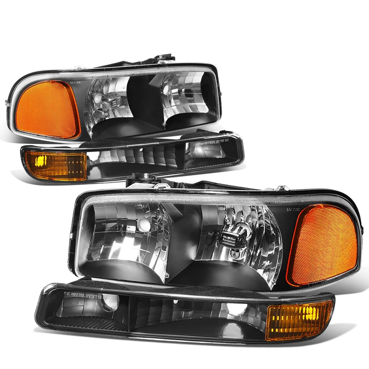Smoke LED Fog Light Kit for GMC Sierra/Yukon (1999–2006)