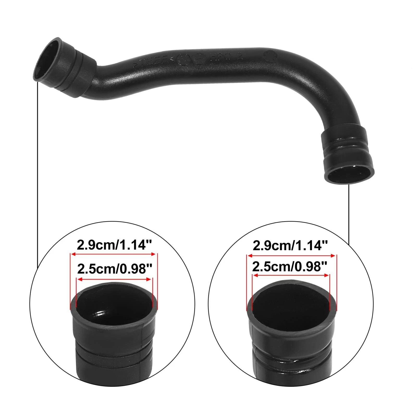 Air Intake Turbo Tube 2710901629 for Mercedes-Benz C200 C250 (2010–2013)