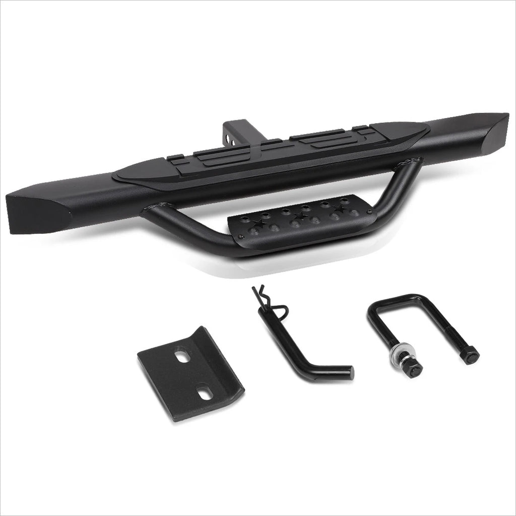 Universal 36.5" Oval Trailer Towing Rear Hitch Step Bar for 2" Receiver