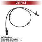 ABS Wheel Speed Sensor No. 2305401617 for Mercedes-Benz SL63 (2009–2012)