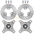 Set of 2 Front Wheel Hubs w/ Brake Disc Rotors for Honda TRX250X TRX400X (2009–2014)