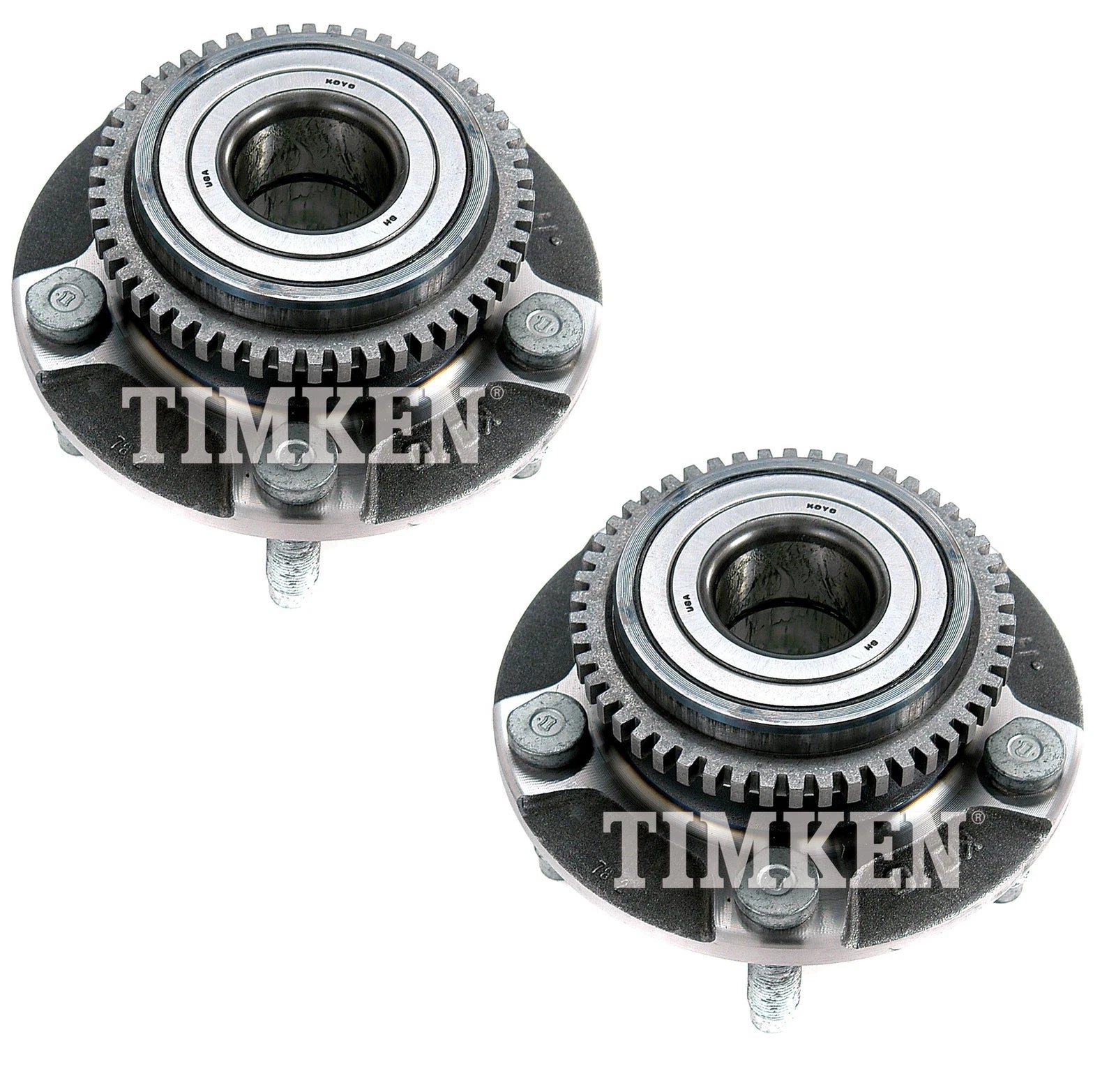 Set of 2 Front Wheel Bearing & Hub Assembly for Ford Mustang (1994–2004)