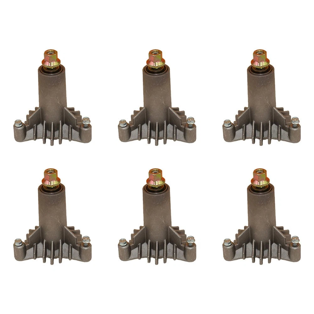 6PK Blade Spindles w/ Bolts for AYP Sears (Fits 532130794, 130794, 128285, 137641)
