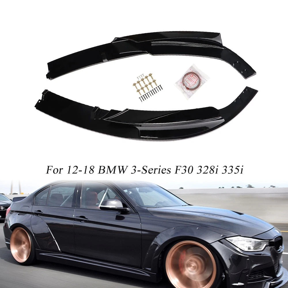 M Sport Front Bumper Lip for BMW 3 Series F30 (2012–2018)