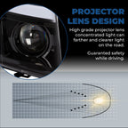 HID/Xenon LED DRL Projector Headlights for Cadillac Escalade ESV (2007–2014)