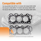 Head Gasket Set for Honda Odyssey Acura RL/TL Pilot MDX 3.5L V6 (2003–2009)