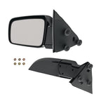 Set of 2 Manual Adjust Mirrors for Chevrolet C1500 Blazer (1988–2000) GM1320123 Black