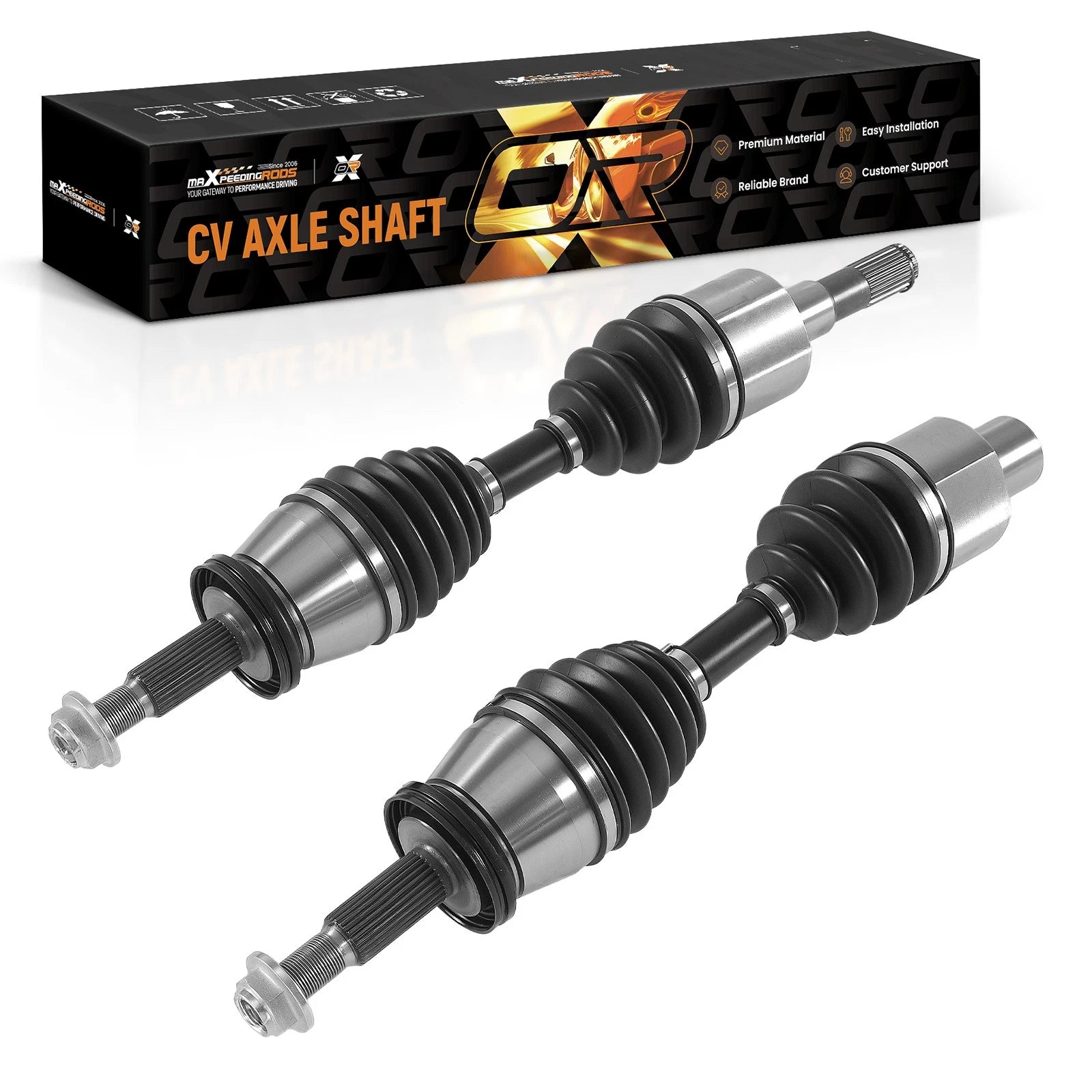 2 Front CV Axle Shafts for Ford Explorer Ranger Mercury Mazda B3000 (1998–2011)