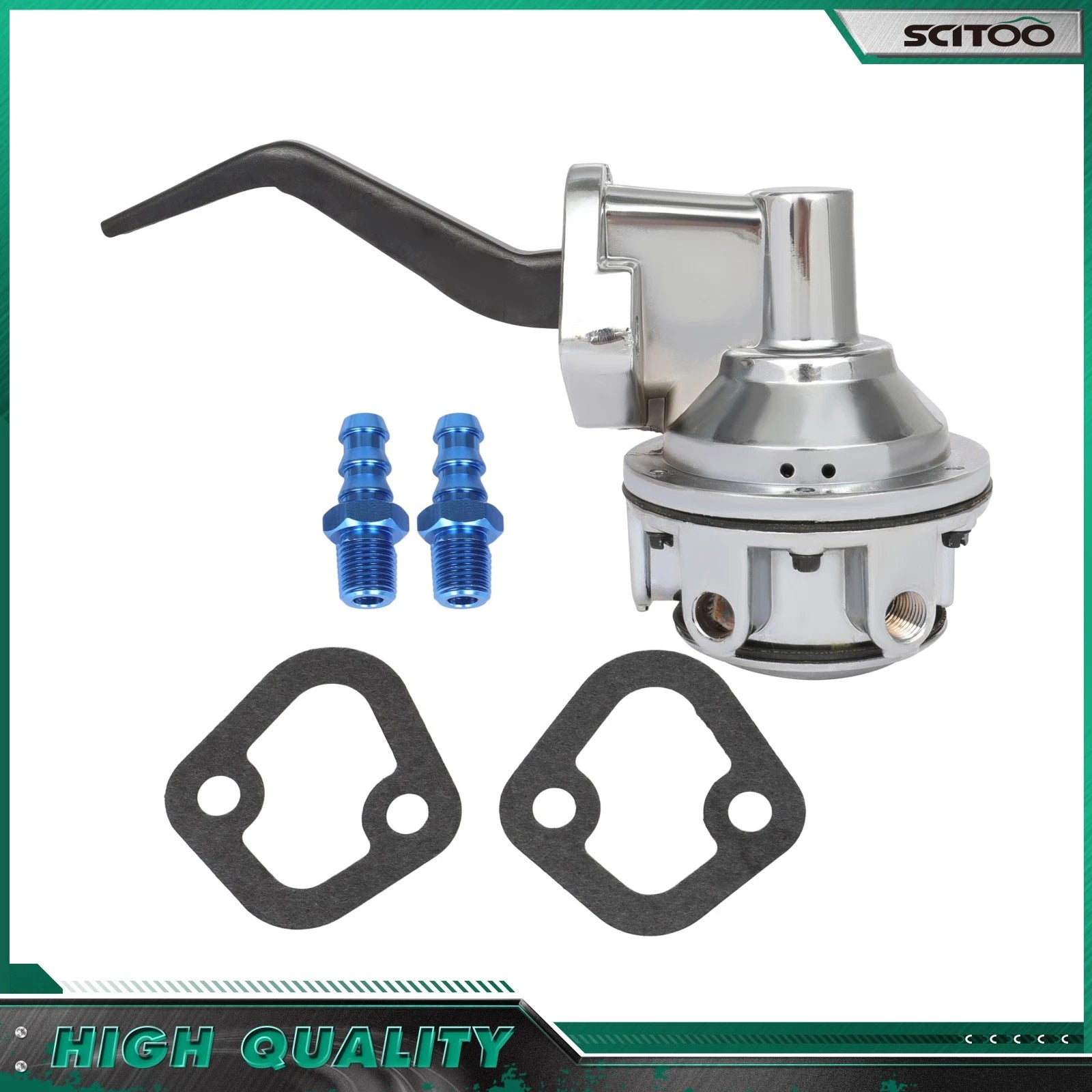Small Block Mechanical Fuel Pump 80GPH for Ford (260, 289, 302, 351W)