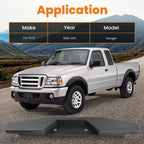 Rear Step Bumper for Ford Ranger (1993–2001, 2011) - Black Steel