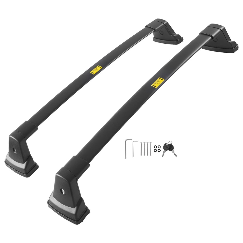 Aluminum Black Roof Bars for Kia Soul (2020–2025) Cross Kit 45KG