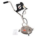 16.5" Stainless Pressure Washer Surface Cleaner for Pressure Washers (4200 PSI)