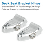 Pair Seat Hinge for Kawasaki SC Super Chicken (11047-3733-8C) Silver